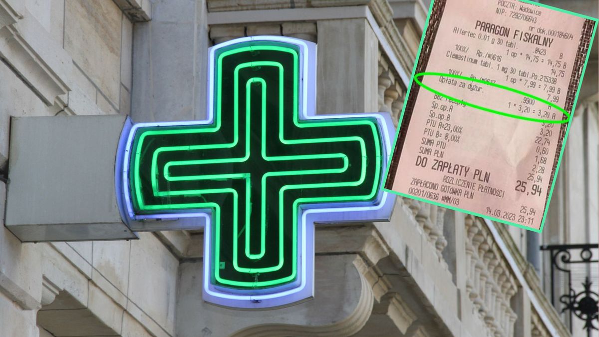 apteka pobiera dodatkowe opłaty za dyżur nocny/ zdjęcie ilustracyjne