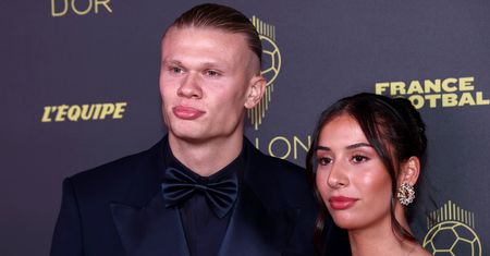 Złota Piłka 2023. Haaland i jego partnerka błyszczeli na gali