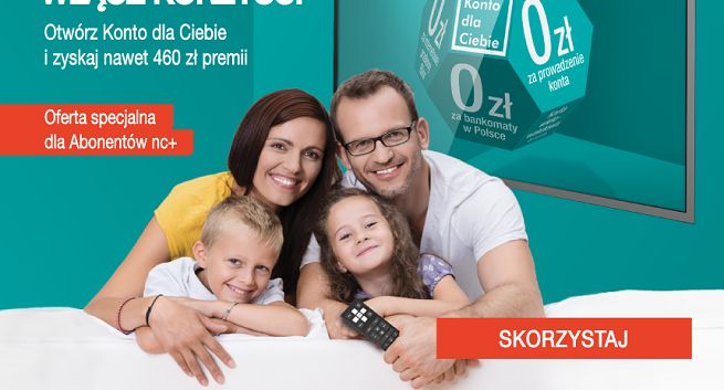 Abonenci nc+ z premią od Credit Agricole