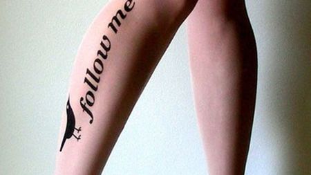 Twitterowe pończochy dla "geek girl" 1