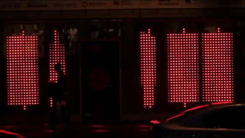 Interaktywna ściana LED (wideo) 1