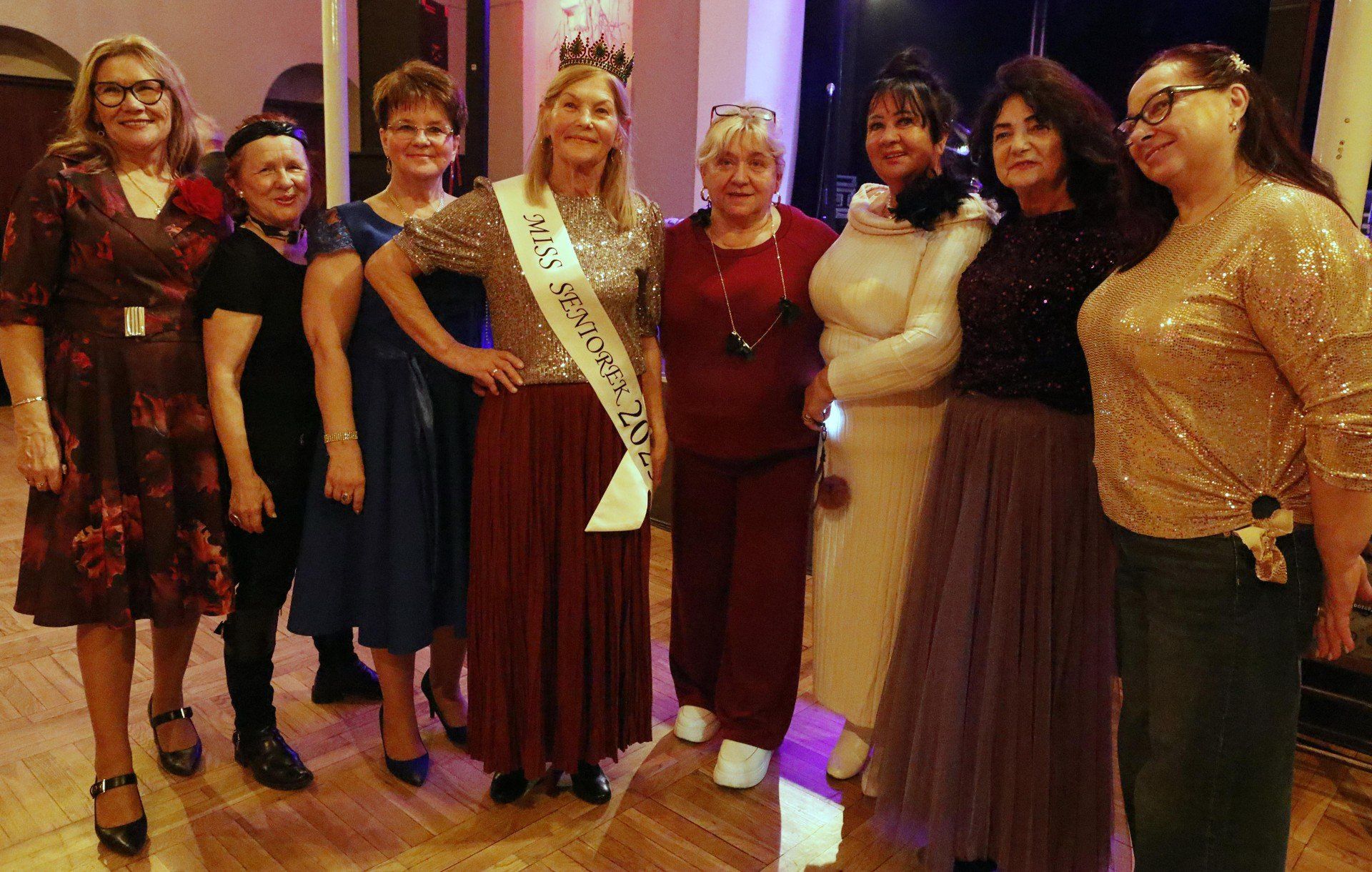 Miss seniorów na andrzejkach w Grudziądzu