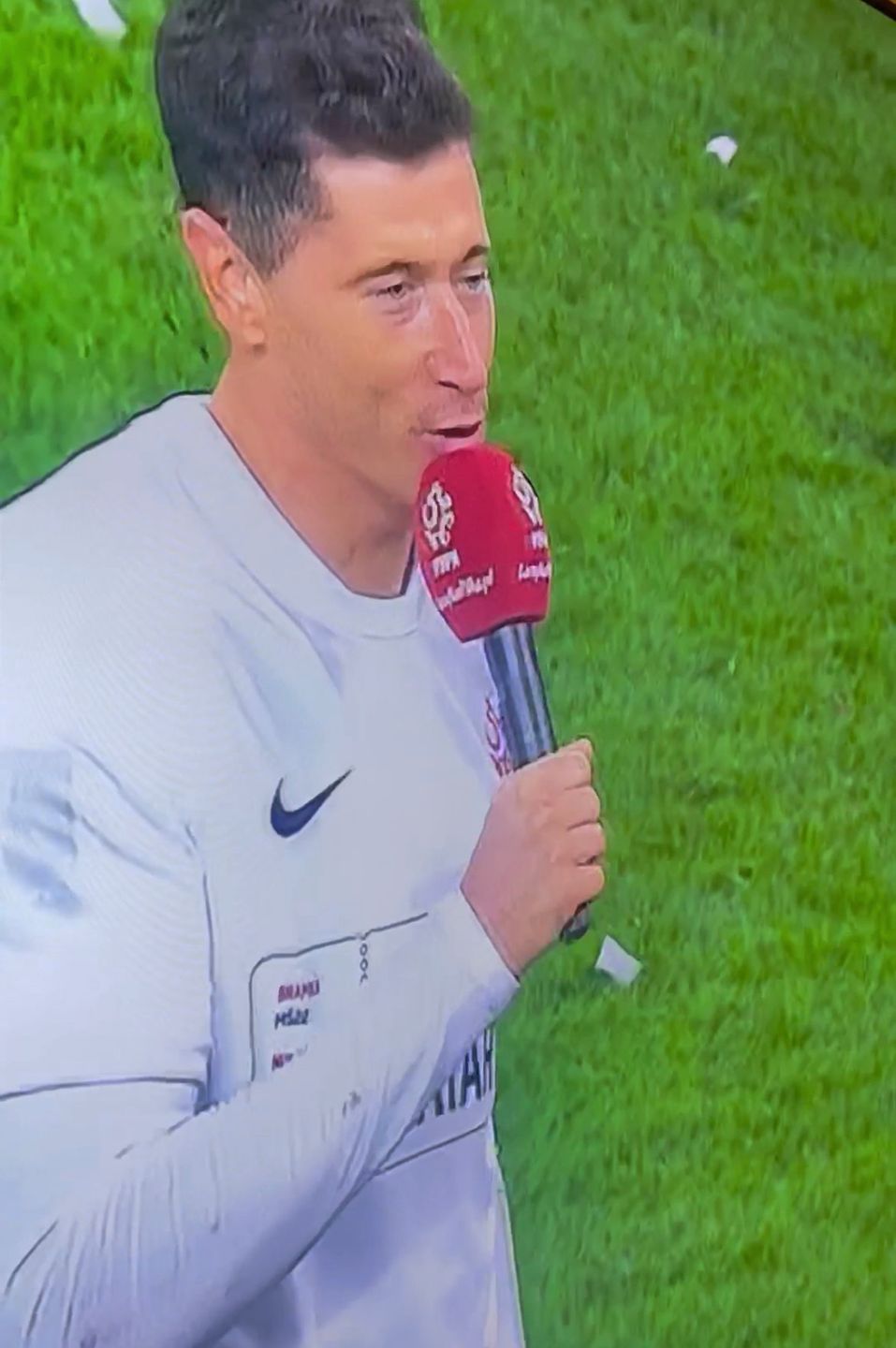 Robert Lewandowski po meczu ze Szwecją