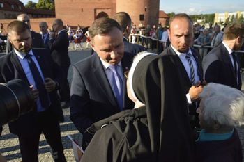 Malbork: Andrzej Duda zdaje urząd. Przypominamy jedyną wizytę tego prezydenta Polski