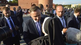 Malbork: Andrzej Duda zdaje urząd. Przypominamy jedyną wizytę tego prezydenta Polski