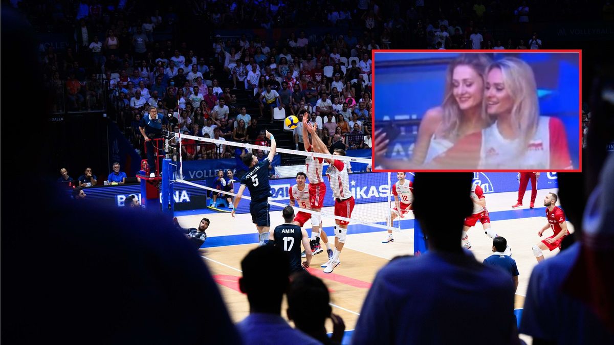 Anna Kurek i Karolina Bryniarska wspierały siatkarzy