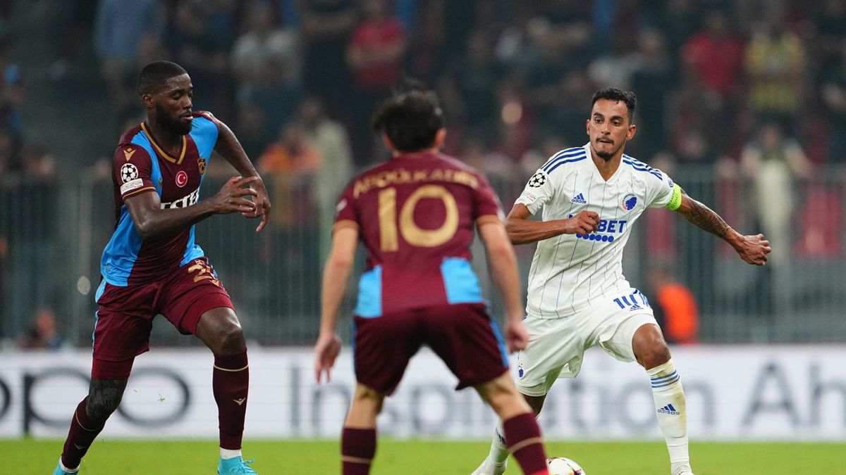 Getty Images / Na zdjęciu: mecz FC Kopenhaga - Trabzonspor