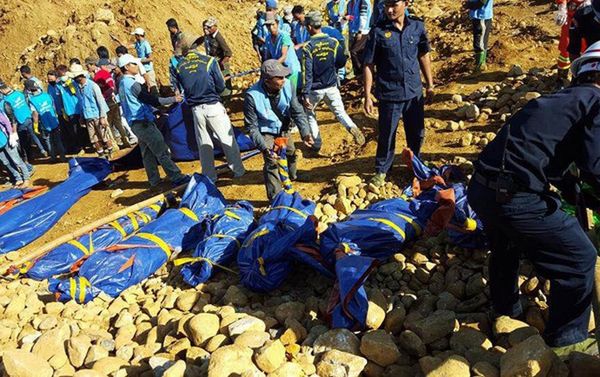 Ponad 90 ofiar śmiertelnych osunięcia się ziemi koło kopalni jadeitu