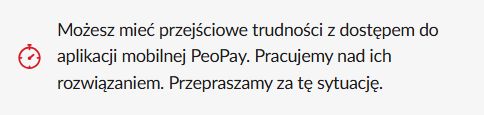 Bank jest świadomy problemów z aplikacją