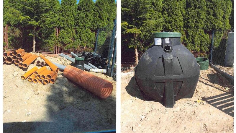 Przykłady realizacji instalacji do zatrzymywania wód opadowych w Lublinie