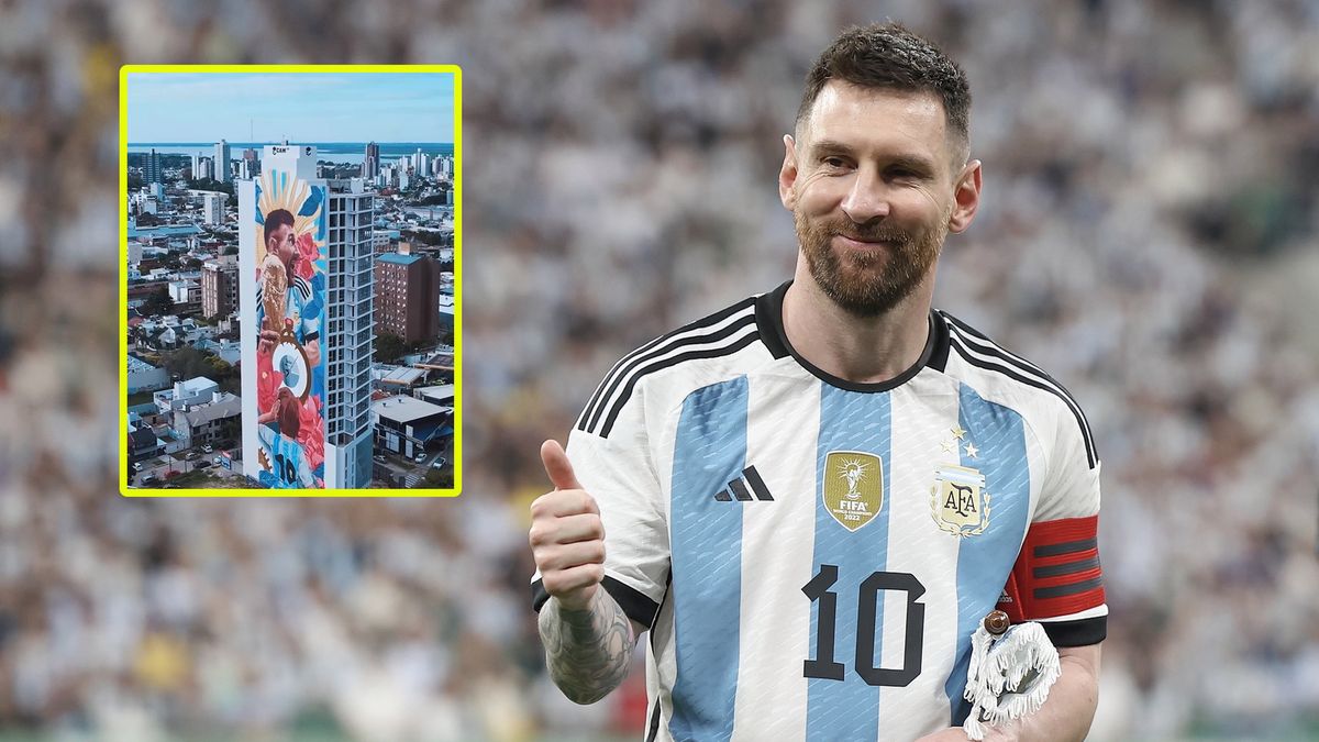 Zdjęcie okładkowe artykułu: Getty Images / Lintao Zhang / Na zdjęciu: Lionel Messi i mural w Santa Fe