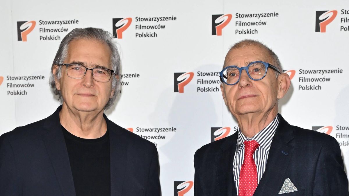 Olgierd Łukaszewicz, Jerzy ŁukaszewiczWarszawa, 2024-12-18. Gala rozdania Nagrod Stowarzyszenia Filmowcow Polskich. n/z: Olgierd Łukaszewicz, Jerzy ŁukaszewiczDostawca: FOTON/PAPFOTON/PAPPoland, Polska