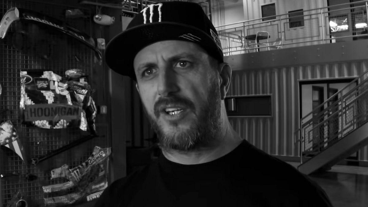 Ken Block w trakcie wywiadu GoPro Motorsports Original Series