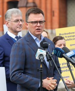"Męska rozmowa" Hołowni z wyborcą. Padły wulgaryzmy