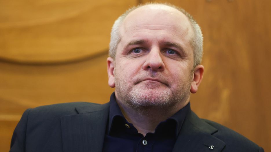 Pawel Kowal, a Polish politician and former Member of the European Parliament, is seen during a meeting wuth Sviatlana Tsikhanouskaya, a leader of the democratic opposition of Belarus. Krakow, Poland on October 2nd, 2022. (Photo by Beata Zawrzel/NurPhoto via Getty Images)