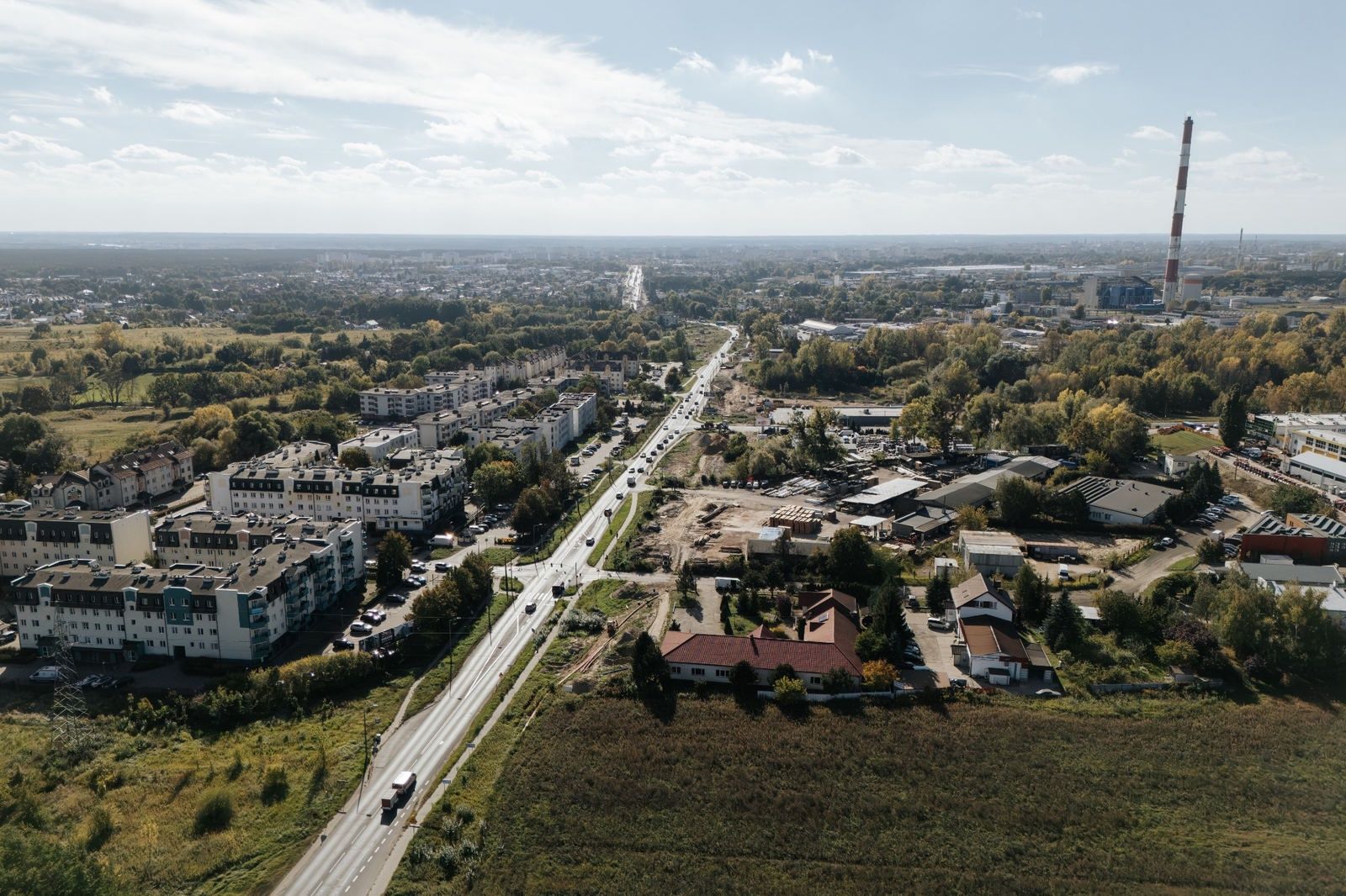 Na przebudowie ulicy Olsztyńskiej 