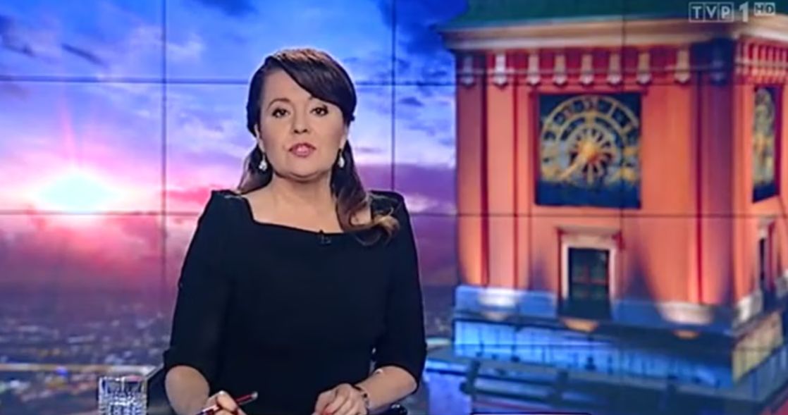 Tak wyglądał debiut Danuty Holeckiej w "Wiadomościach"