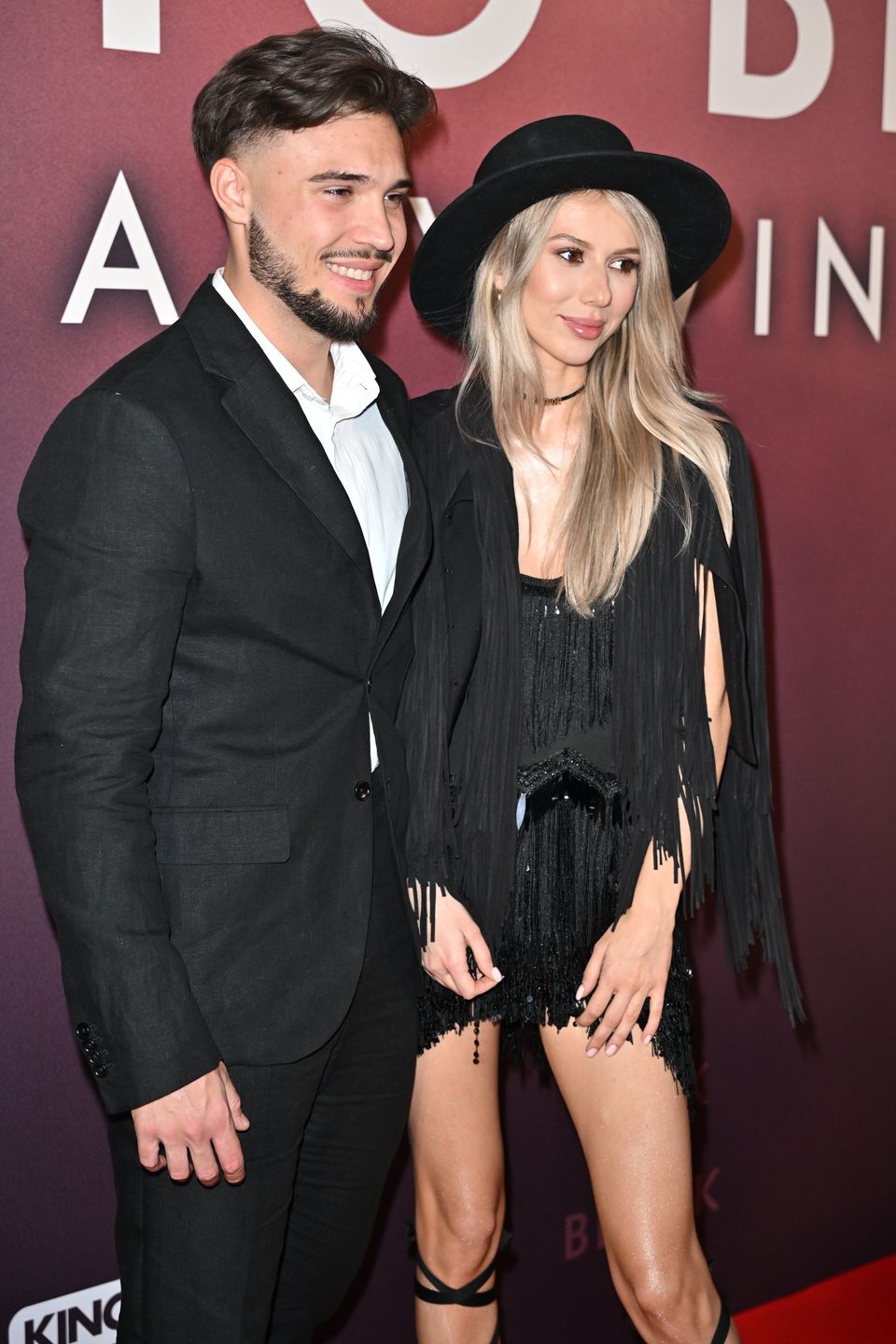 Leon Myszkowski z Ksenią na ściance