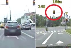 Wpadli przez czerwone światło. Nagrania z Warszawy