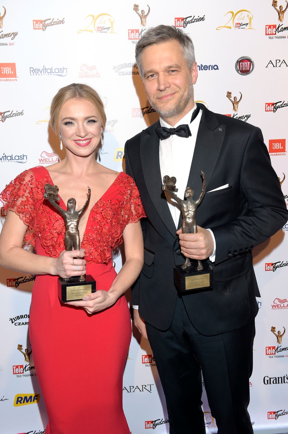 Barbara Kurdej-Szatan i Michał Żebrowski laureatami Złotych TeleKamer 2018