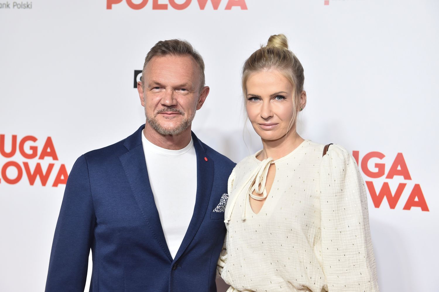 Cezary Pazura i Edyta Pazura - premiera filmu Druga połowa