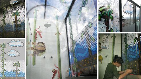 Łazienkowa sztuka: prysznic Donkey Konga Juniora 1