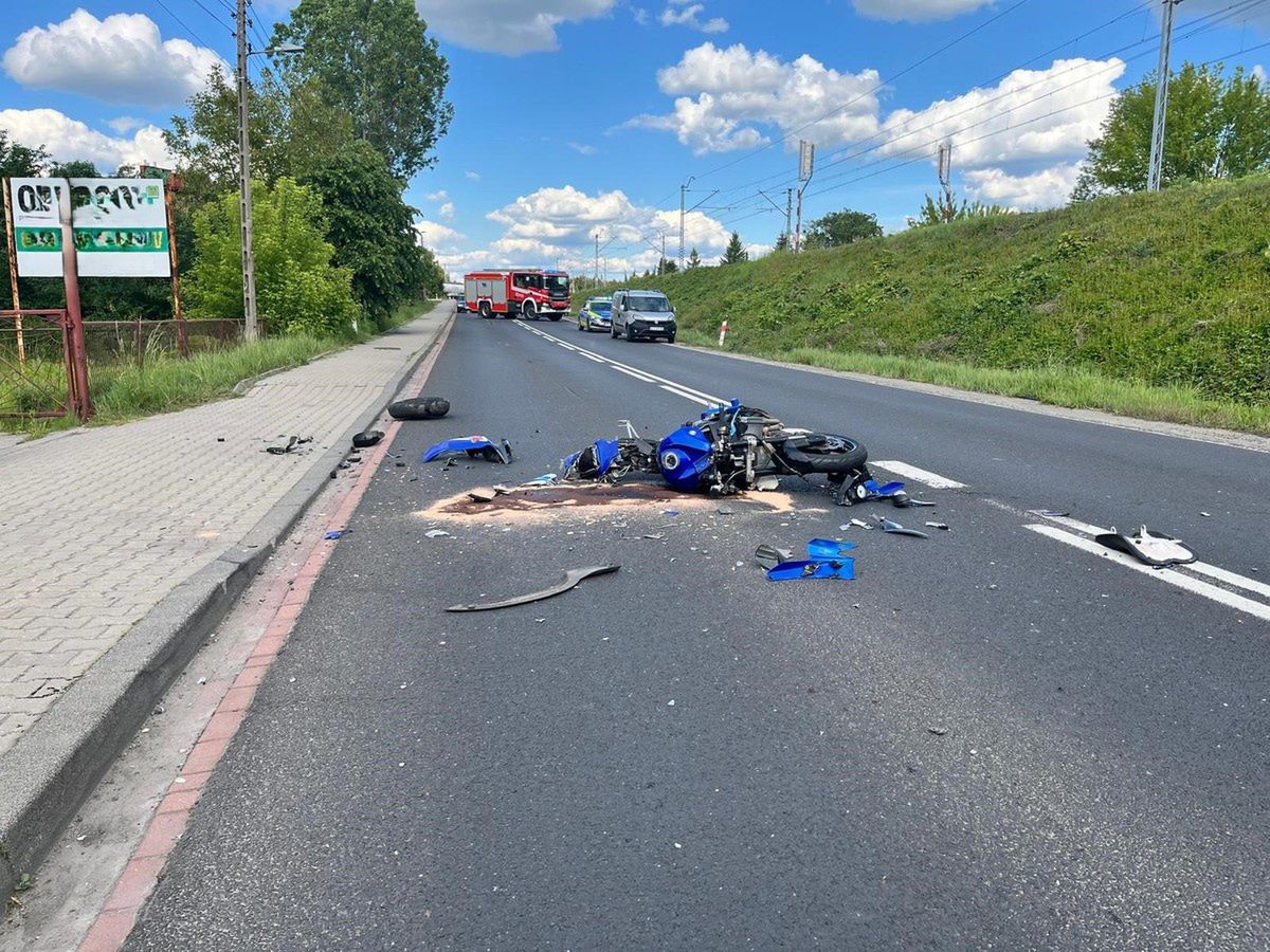 Blachownia: Tragedia na drodze: Śmierć 25-letniego motocyklisty