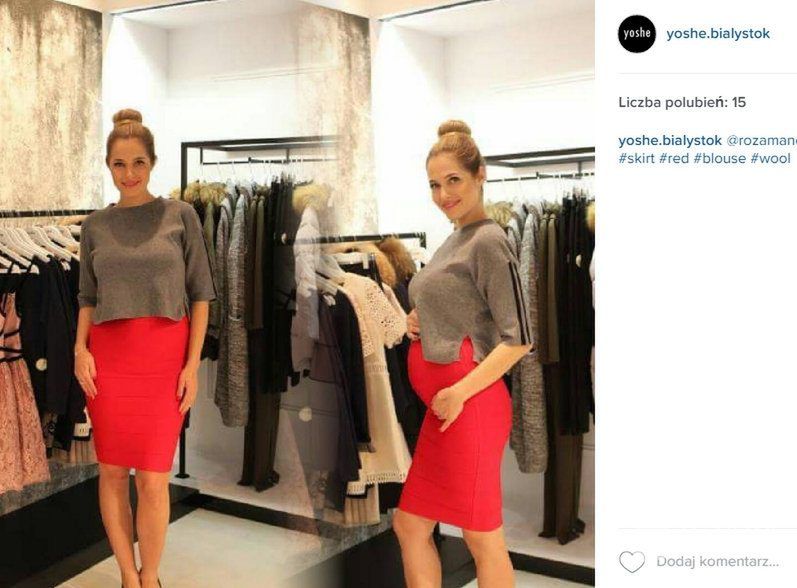 Rozalia Mancewicz pokazała ciążowy brzuszek