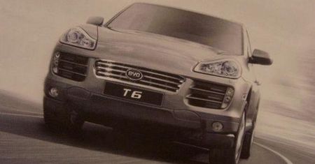 Chiński klon Porsche Cayenne