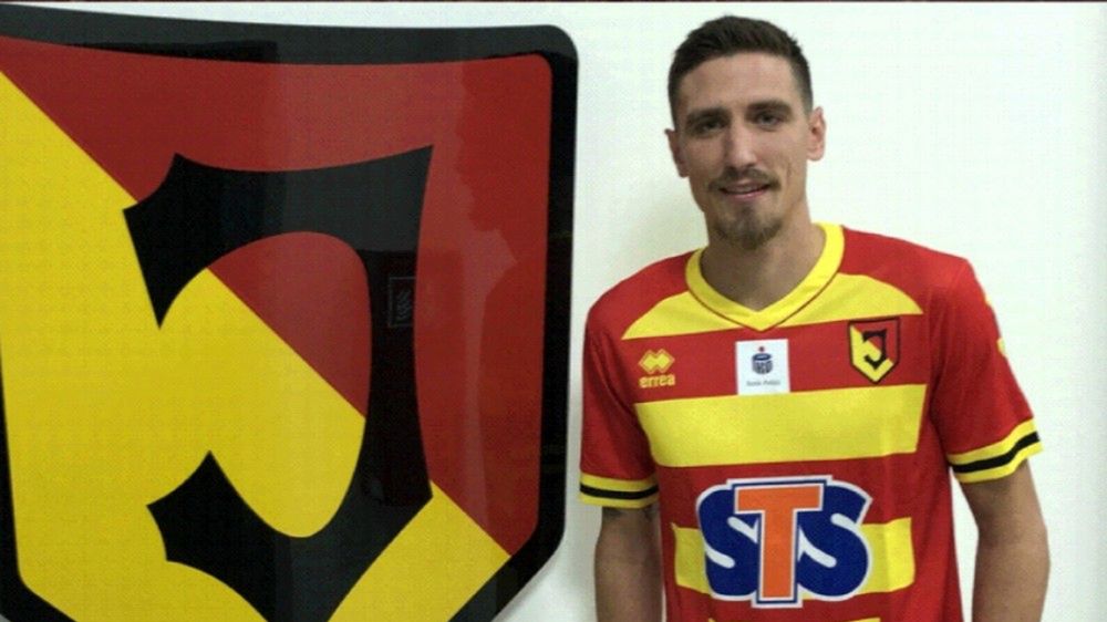 Materiały prasowe / Jagiellonia Białystok / Na zdjęciu: Stefan Scepović