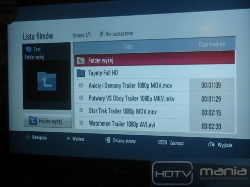 Recenzja telewizora LG 42LH5000 200 Hz 11