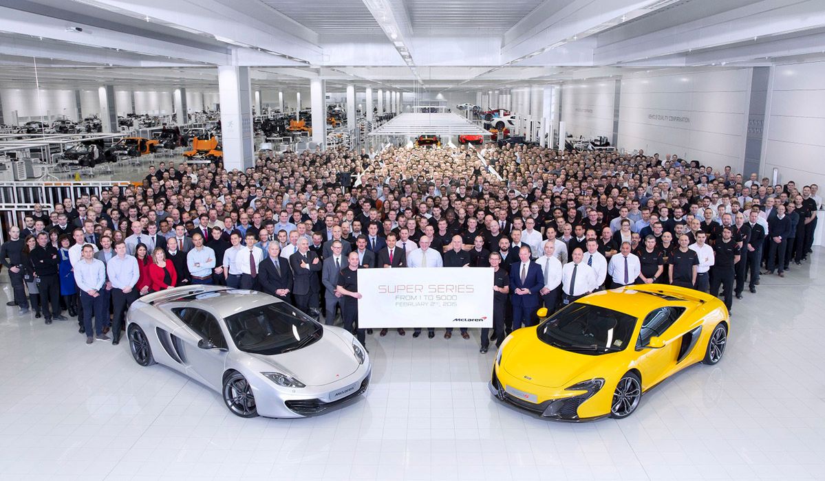 McLaren wyprodukował 5000 samochodów Super Series [galeria zdjęć]