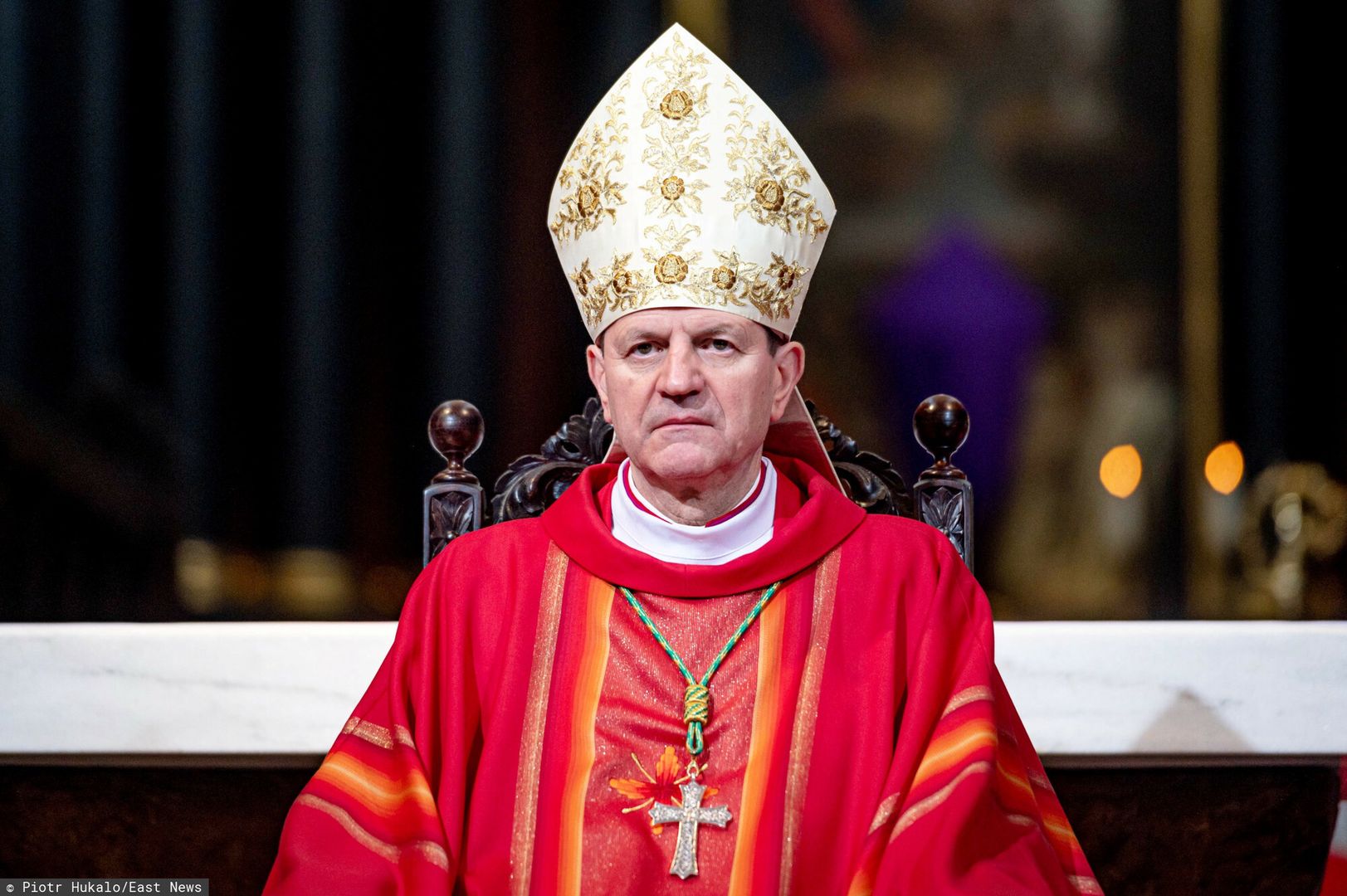 Ingres arcybiskupa Tadeusza Wojdy w Gda?sku
Fot. Piotr Hukalo/East News, Gdansk, 28.03.2021. Ingres nowego metropolity gdanskiego arcybiskupa Tadeusza Wojdy w Archikatedrze Oliwskiej.
N/z: abp. Tadeusz Wojda, metropolita gdanski
Piotr Hukalo