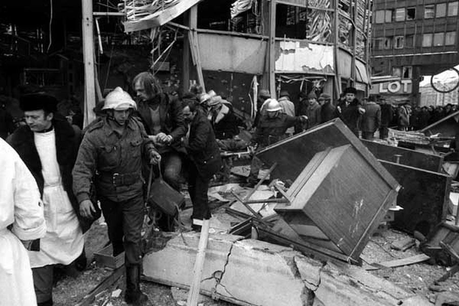 Gmach uniósł się "niczym bańka mydlana i pękł". 38 lat temu wybuchła Rotunda