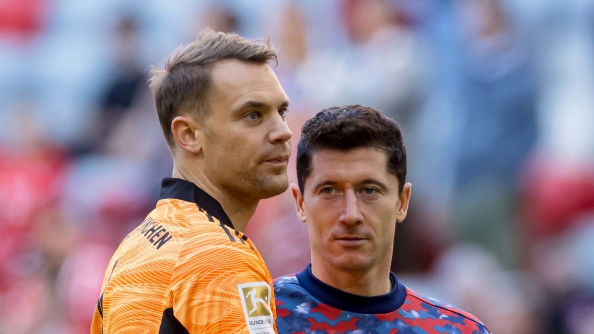 Getty Images / Roland Krivec/DeFodi Image / Na zdjęciu: Manuel Neuer i Robert Lewandowski