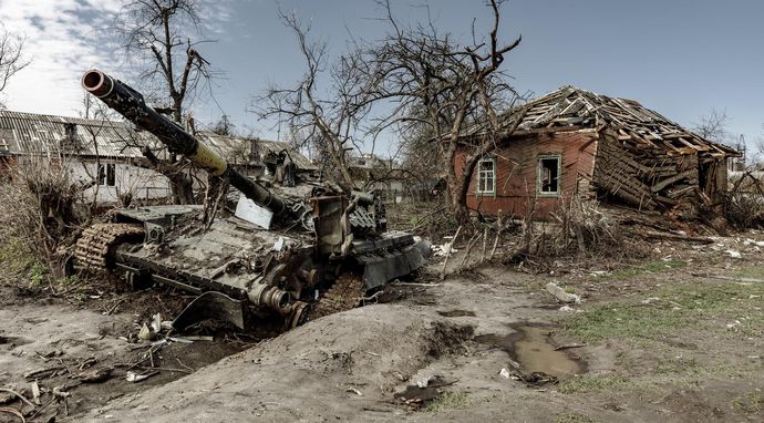 Ukraina - wojna widziana z okopów