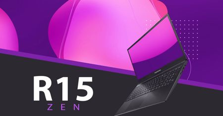 Hyperbook R15 ZEN - polska firma pokazuje, że można zrobić taniego i dobrego laptopa