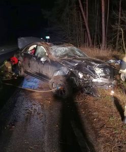 Tragiczny wypadek w Opolskiem. Pasażer i kierowca byli pijani