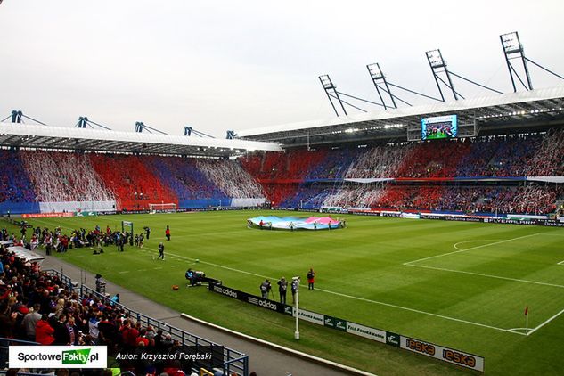 Oprawa podczas meczu Wisła Kraków - Legia Warszawa