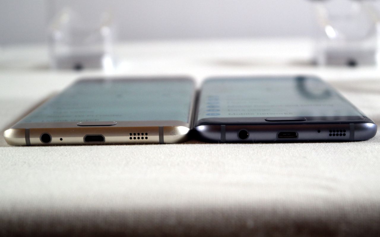 Samsung Galaxy S6 edge+ (po lewej) i Galaxy S7 edge (po prawej)