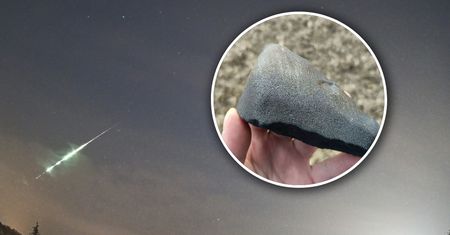 Kolejny meteoryt odnaleziony. Pochodzi z przelatującego nad Polską bolidu