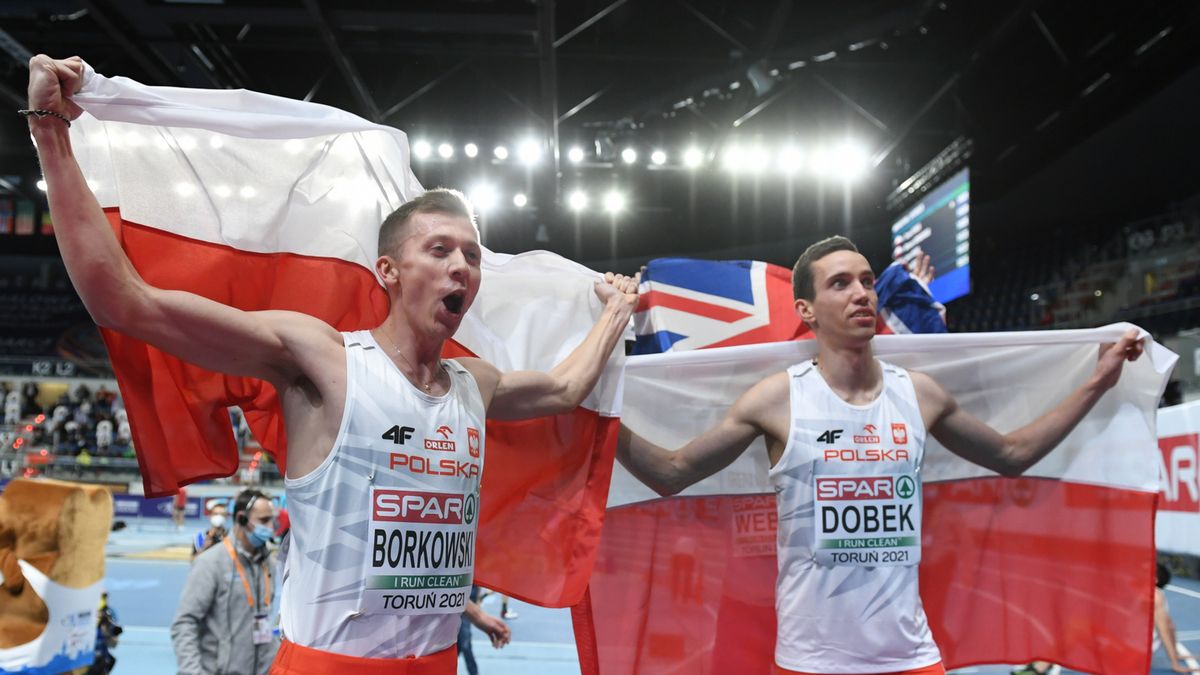 PAP / Leszek Szymański / Na zdjęciu od lewej: Mateusz Borkowski i Patryk Dobek