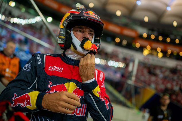 Carlos Sainz wziął udział w Wyścigu Legend na PGE Narodowym (fot. Red Bull)