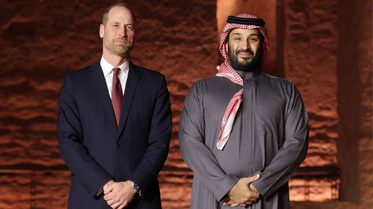 Książę William i Mohammed bin Salman