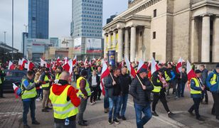 Protest rolników w Warszawie. Relacja na żywo