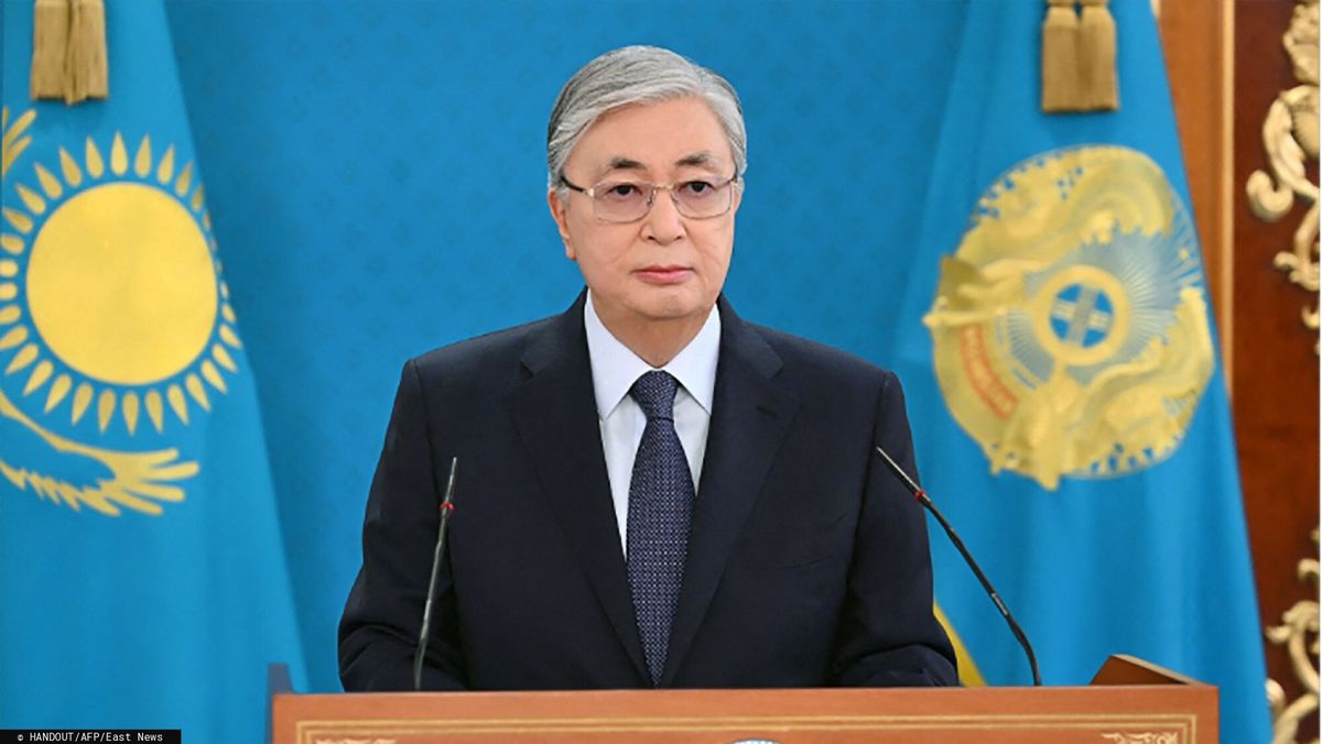 Prezydent Kazachstanu Kasym-Żomart Tokajew. 