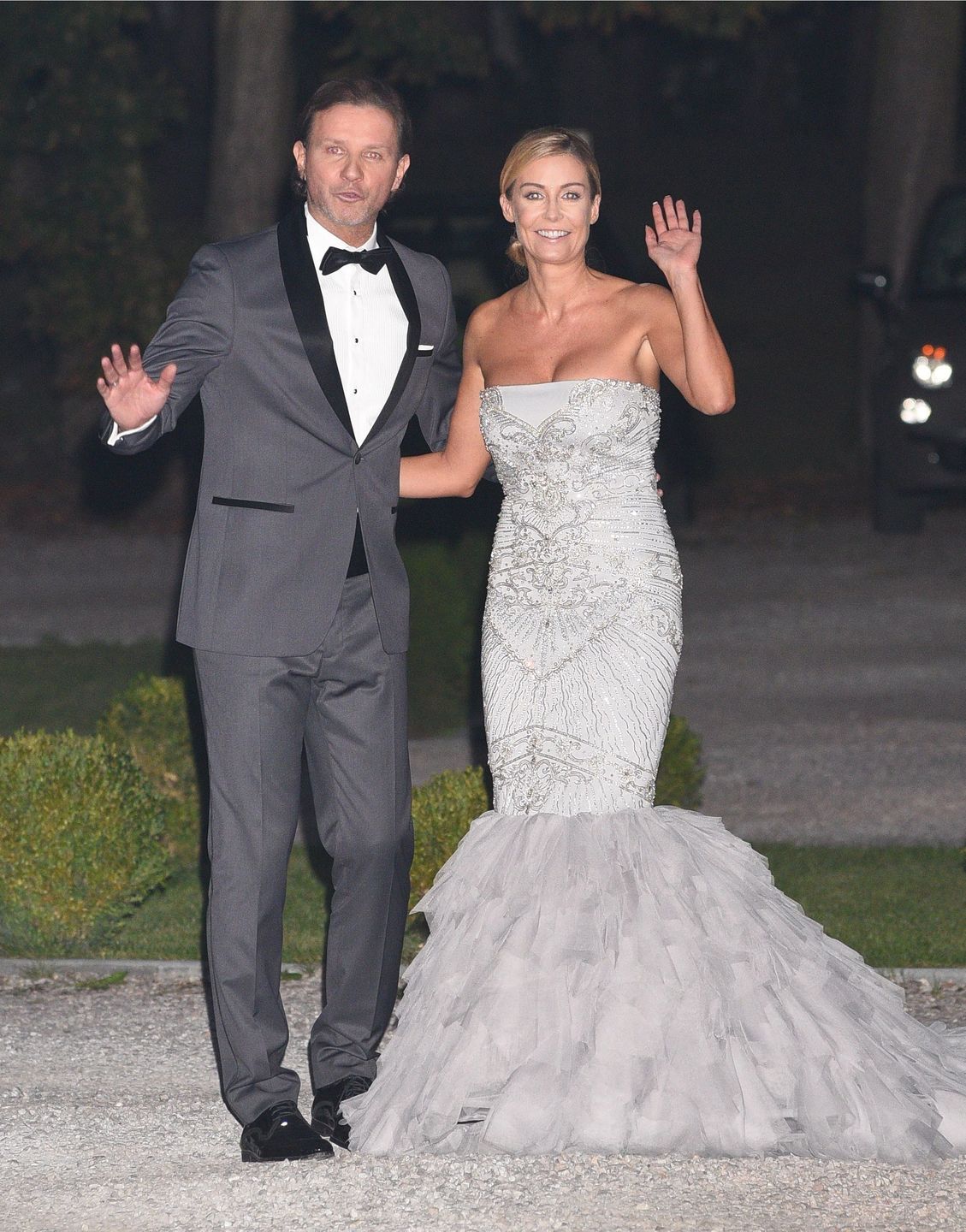 Małgorzata Rozenek i Radosław Majdan podczas ślubu