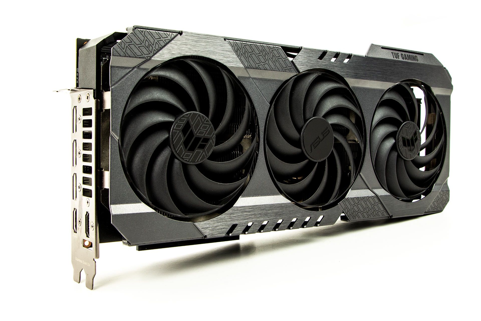 ASUS GeForce RTX 3090 Ti TUF Gamin OC - z profilu