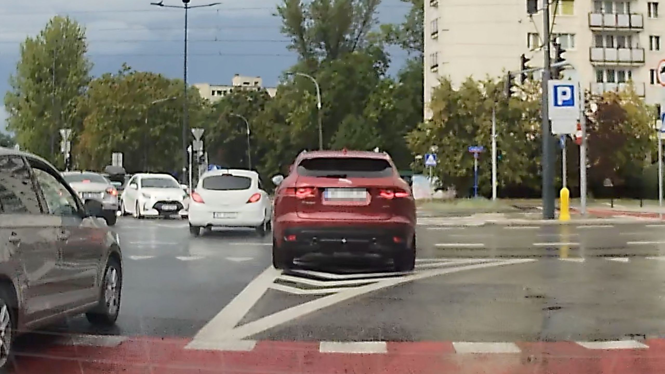 Barbara Kurdej-Szatan łamie przepisy drogowe