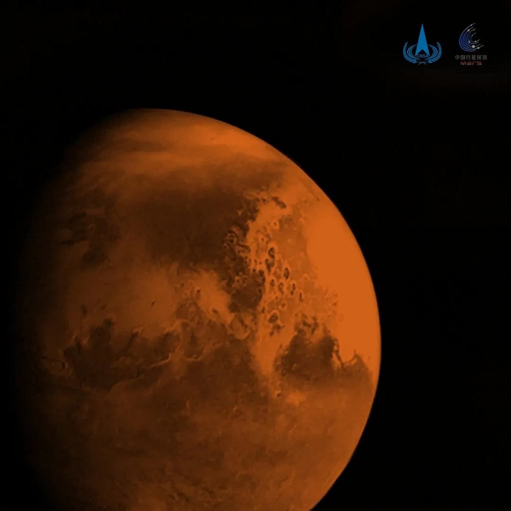 Zdjęcie Marsa wykonane przez sondę Tianwen-1